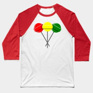 Lollipop Stop Light Baseball T-Shirt